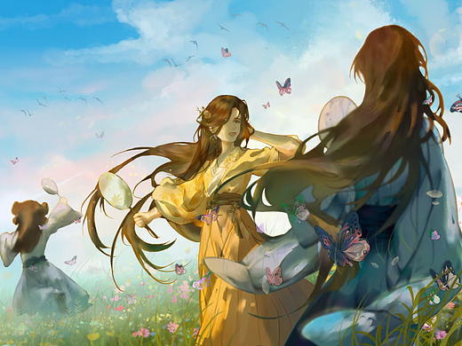 撲蝶（個人主頁-ZNjcxMDgxODA=） - 創(chuàng)作習(xí)作 - 站酷設(shè)計師出岫歸云原創(chuàng)素材 - 站酷ZCOOL