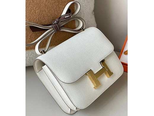 原单爱马仕康康奶昔白玫瑰金扣包包购买渠道