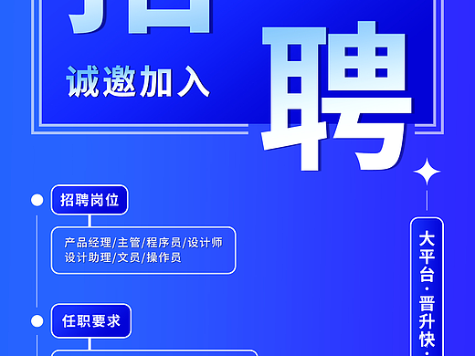 招聘海报