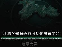 江源區(qū)教育態(tài)勢可視化決策平臺