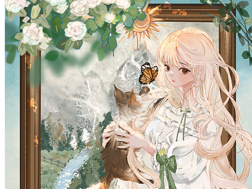 四季系列•春（个人主页-ZNjE0NjkyODg=） - 商业插画 - 站酷设计师陈忱忱原创素材 - 站酷ZCOOL