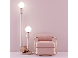 Anderson 扶手椅  | 建模 | 渲染 |