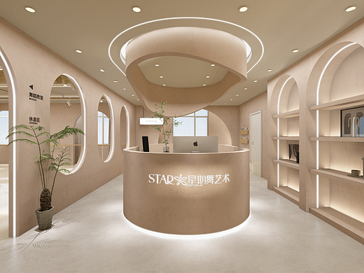 舞蹈培训店装修设计