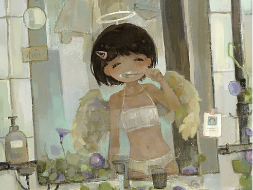 绿色与小天使