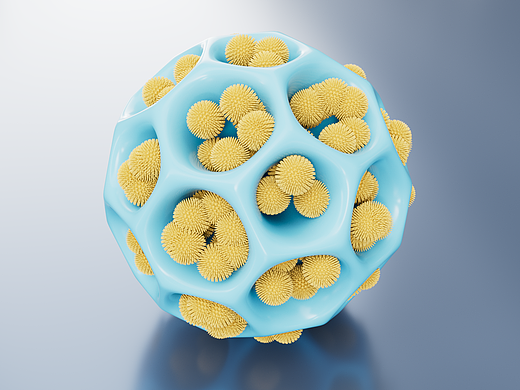 Sci科研制图|如何用3dmax做负载纳米粒子的介孔中空球