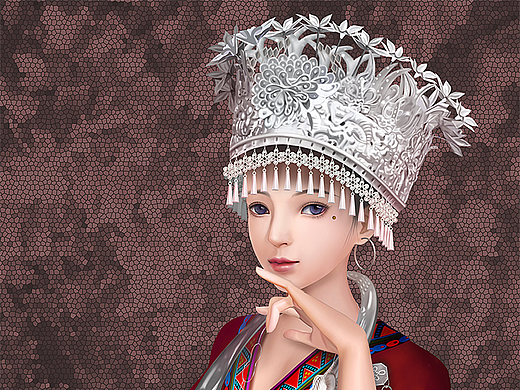 苗族少女