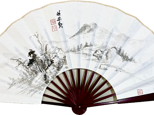 国画扇面