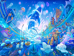 插画海报