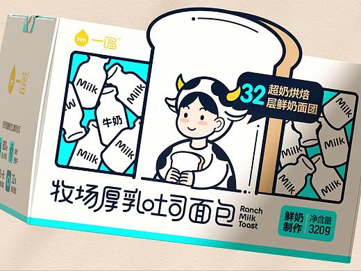 一鸣·牧场厚乳吐司面包