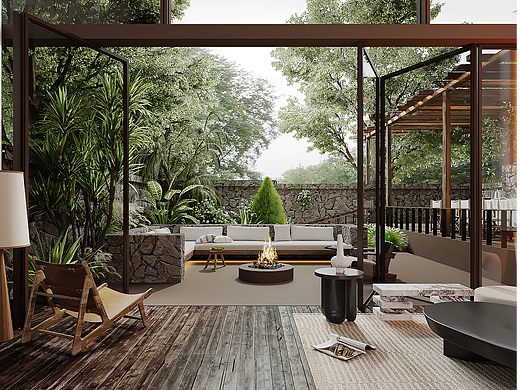 森系首层庭院设计