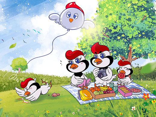 鹤小飞和他的家人们