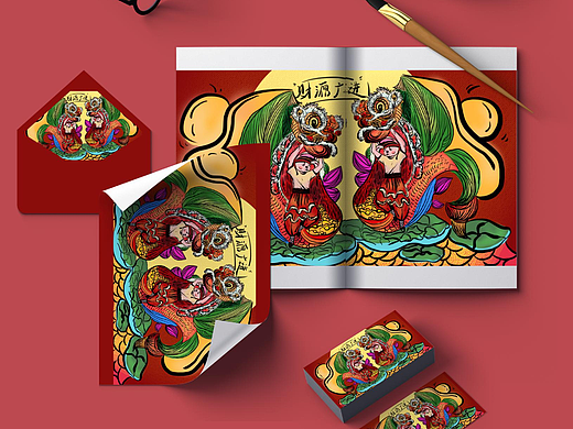 毕业插画包装设计