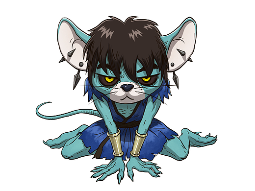 抓住偷吃的小老鼠