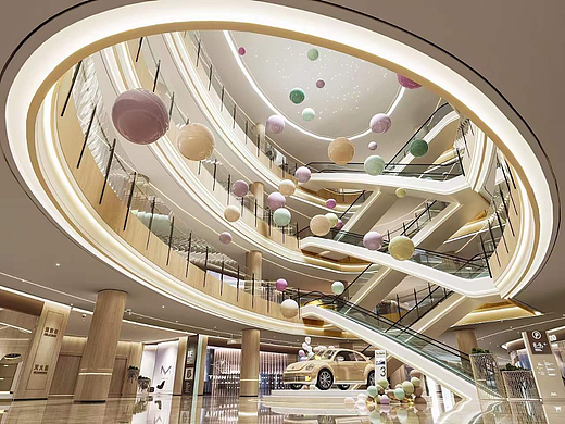 商場(chǎng)商業(yè)空間（個(gè)人主頁(yè)-ZNjQyNTQ2Njg=） - 商業(yè)空間設(shè)計(jì) - 站酷設(shè)計(jì)師1992效果圖漢堡原創(chuàng)素材 - 站酷ZCOOL