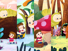 虫与女孩-系列图