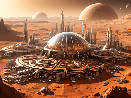 星际驿站：连接星际世界的未来建筑