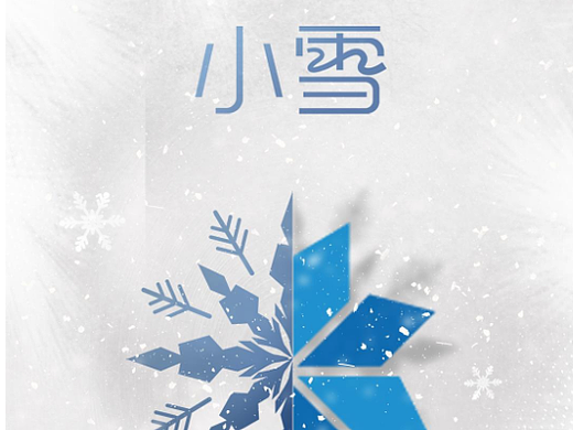 医美节气小雪海报
