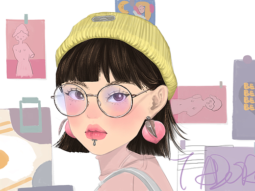 电脑壁纸（个人主页-ZNTk3NDQ2NjQ=） - 绘画 - 站酷设计师思遇Liu原创素材 - 站酷ZCOOL