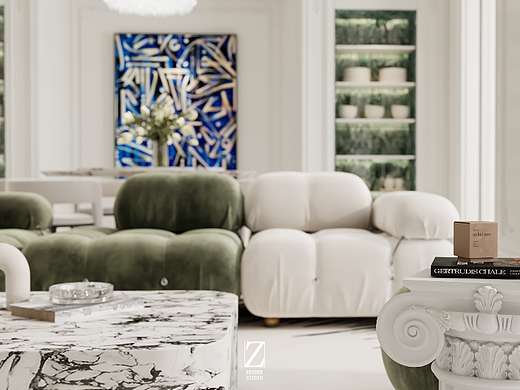 法式轻奢住宅设计表现