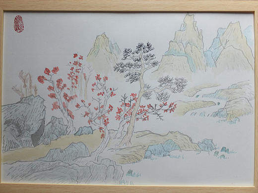 水彩山水画7-6