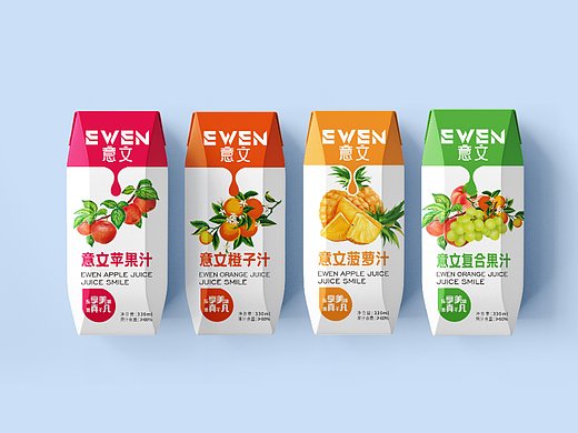 意文系列果汁包装设计
