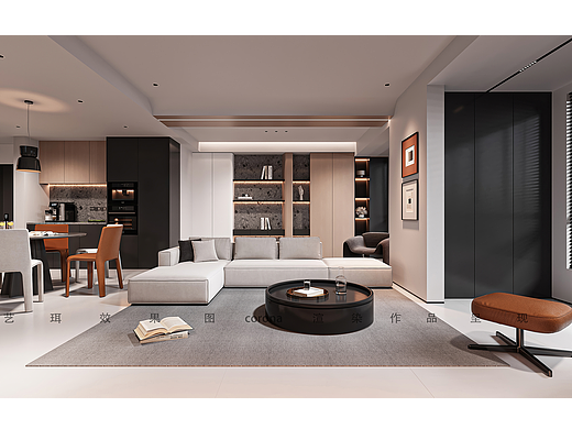 此套家装 软装风格 做了一次大变化