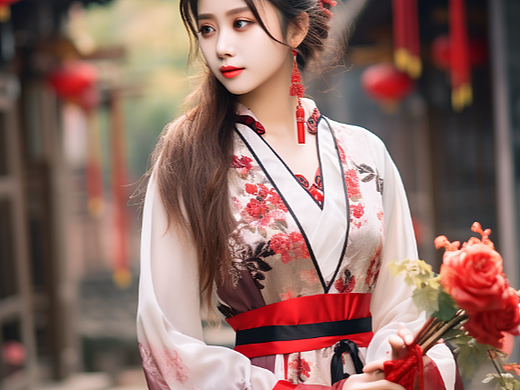 穿汉服的小姐姐8|汉服设计