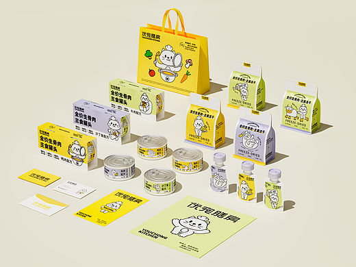 猫咪宠物食品包装全案设计 | LOGO/猫粮/猫罐头