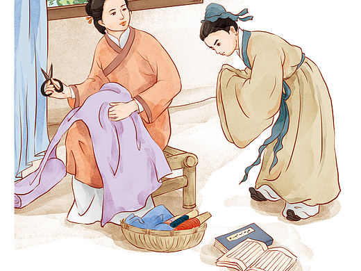国学插图二（已出版)（个人主页-ZNjc5NjY1MzI=） - 儿童插画 - 站酷设计师冬日问影原创素材 - 站酷ZCOOL