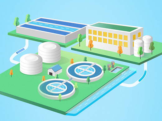 人民网透明工厂直播插画海报