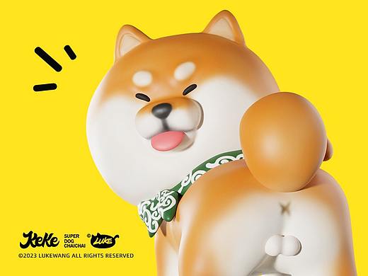 微笑柴犬KEKE-原创IP设计