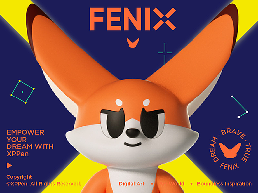 XPPen数字艺术创新品牌-品牌吉祥物IP体系化升级