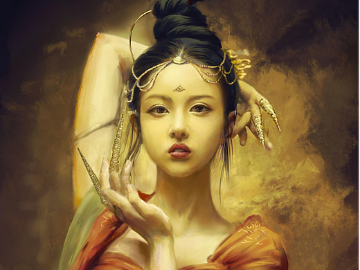 中国风-女舞士