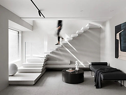 常州别墅装修 | 270㎡顶跃私宅，悬浮式楼梯，超有范！