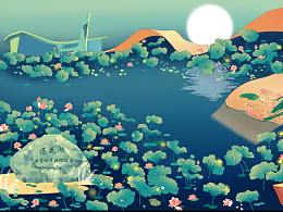 辽宁铁岭莲花湖国家湿地公园