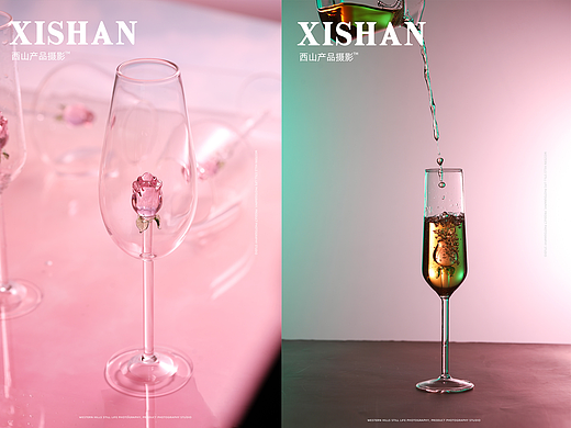 设计款｜玫瑰玻璃高脚杯系列