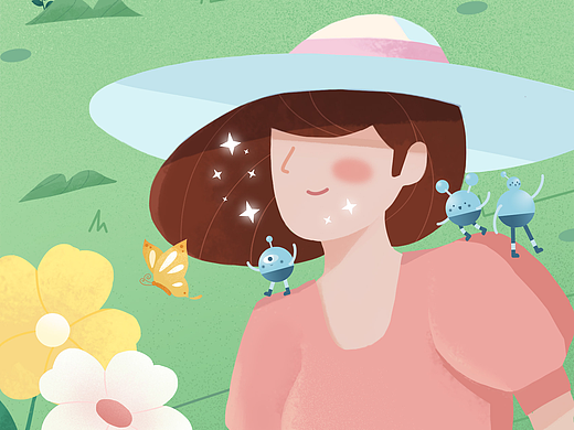 雅诗兰黛长图条漫（外包）（个人主页-ZNjM1NzM0NjA=） - 商业插画 - 站酷设计师孙喵喵_原创素材 - 站酷ZCOOL