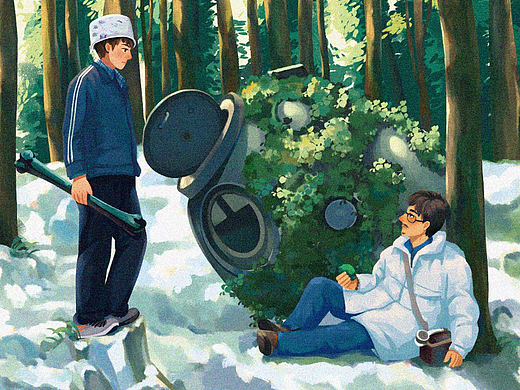 豆瓣电影日历2024插画系列