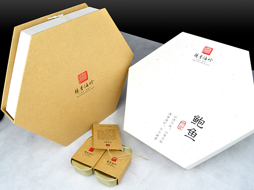海参礼盒设计/精品礼盒包装设计