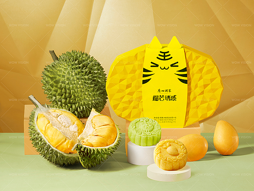 美食摄影 | 广州酒家 · 榴芒诱惑冰皮系列