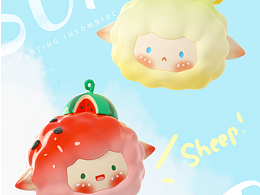 【咩顶万物】咪叩家 与你无瓜& 老实芭蕉 咩咩潮玩摆件