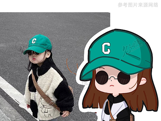 韩系穿搭帅气小美女