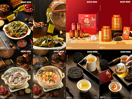 海带结｜鱼羊鲜｜茶叶礼盒｜茶叶