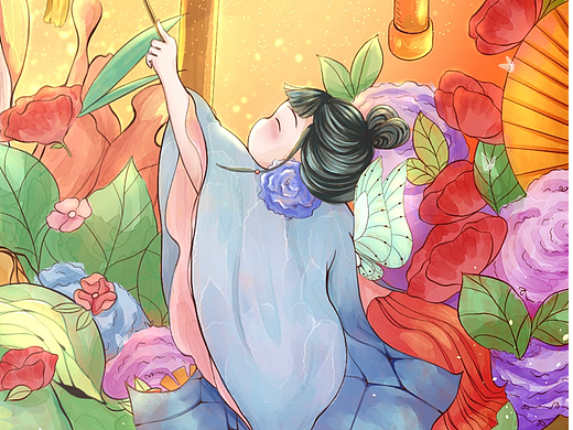 非遗文化 • 蝶恋花 • 团扇