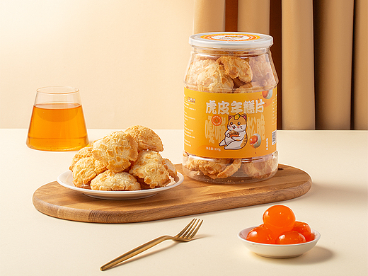 美食摄影｜虎皮年糕片