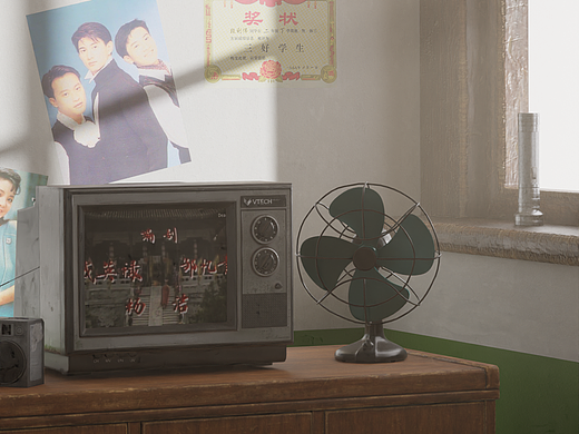 不同的时代，不同的环境，不同的内容；blender制作