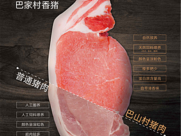 香豬肉品牌原創(chuàng)海報設(shè)計分享