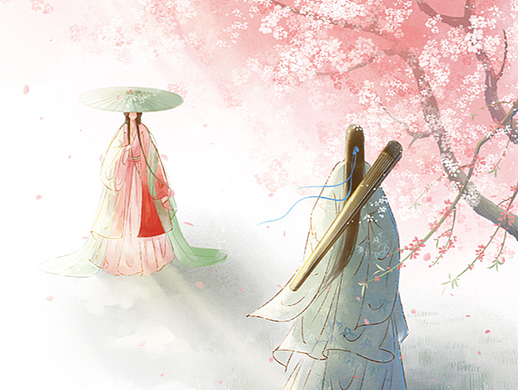 落花时节又逢君