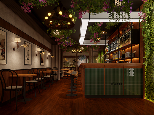 复古奶茶店|悠闲时光绝享受地