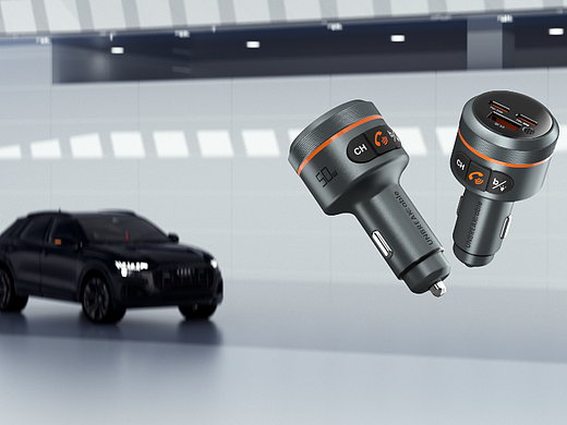 【Brand/品牌】 UNBREAKcable - 快充车载充电器 动画